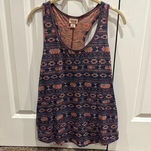 Aztec pattern tank top